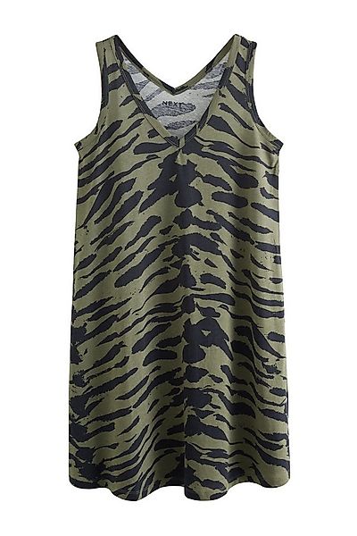 Next Jerseykleid Ärmelloses Schlabberkleid mit V-Ausschnitt (1-tlg) günstig online kaufen