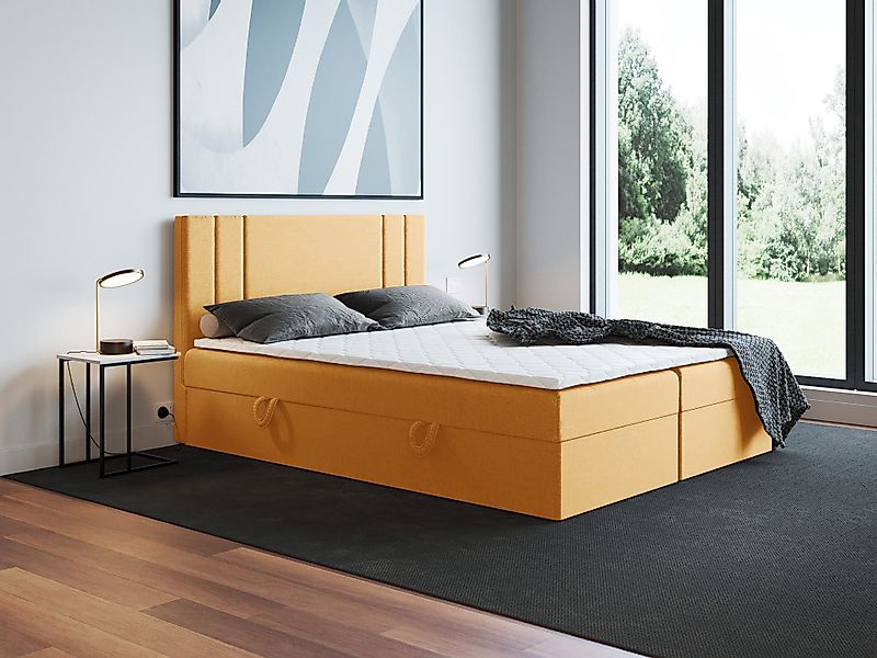 Godre Boxspringbett mit Bettkasten Nardo 130x180 günstig online kaufen