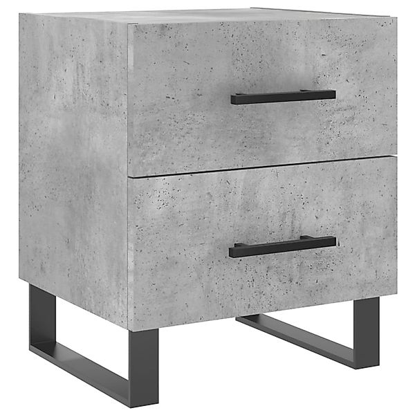 vidaXL Nachttisch Betongrau 40x35x47,5 cm Holzwerkstoff 827364 günstig online kaufen
