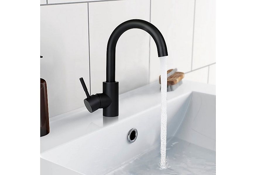 Nettlife Küchenarmatur Kaltwasserhahn Hochdruck Edelstahl Mischbatterie (1- günstig online kaufen