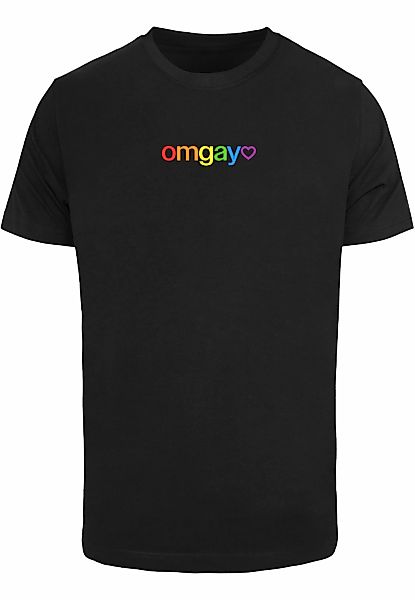 MisterTee T-Shirt "MisterTee OMGay Rainbow Pride Tee", 1 Stk. günstig online kaufen