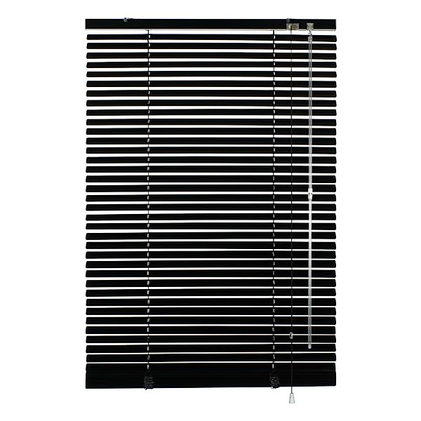 Gardinia Jalousie Aluminium 70 cm x 175 cm Schwarz günstig online kaufen