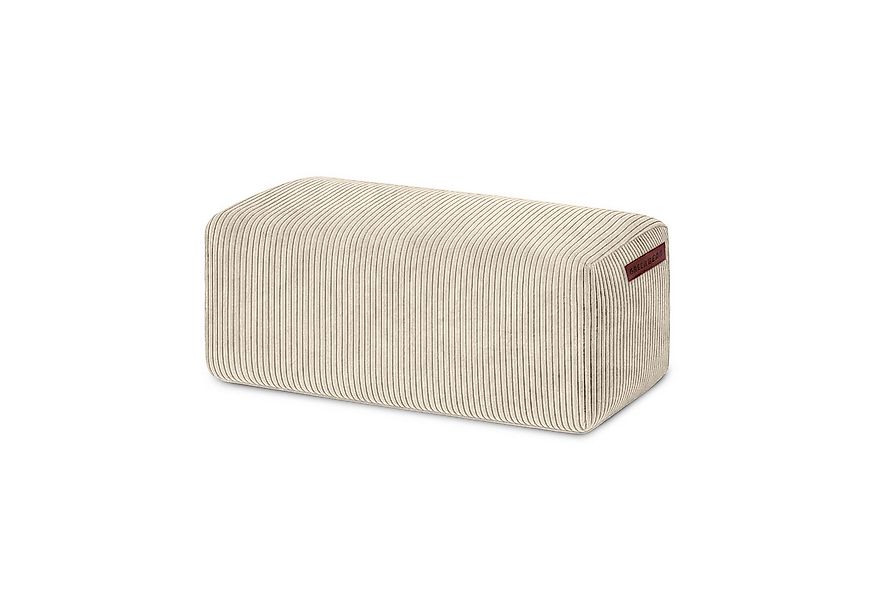 Green Bean Pouf Ottomane Cord (Indoor Sitzhocker Sitzkissen Fußhocker Relax günstig online kaufen