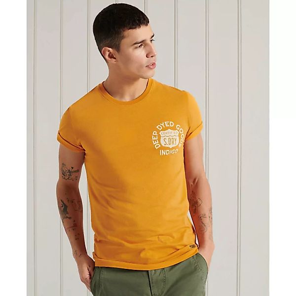 Superdry Workwear Graphic 185 Kurzarm T-shirt M Toasted Orange günstig online kaufen