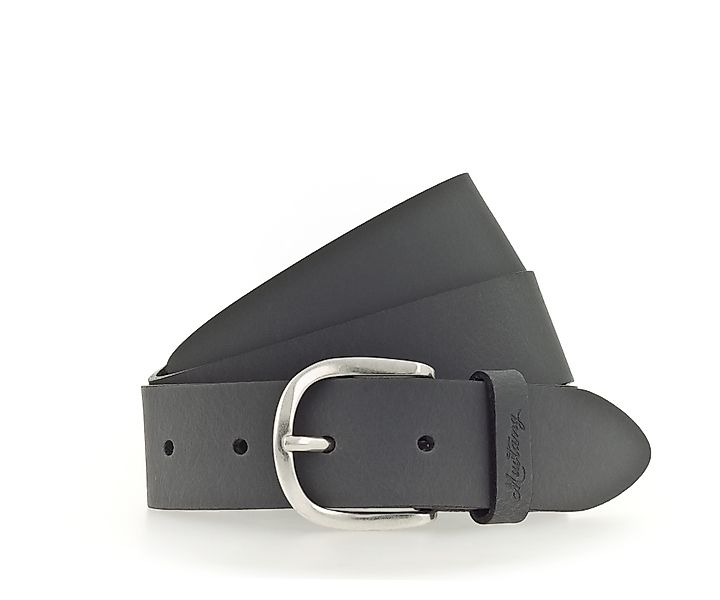 MUSTANG Ledergürtel Mit geprägtem MUSTANG-Logo auf der Schlaufe, 3,5 cm günstig online kaufen