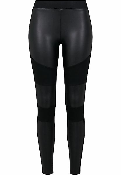 URBAN CLASSICS Leggings "Urban Classics Damen Ladies Fake Leather Tech Legg günstig online kaufen