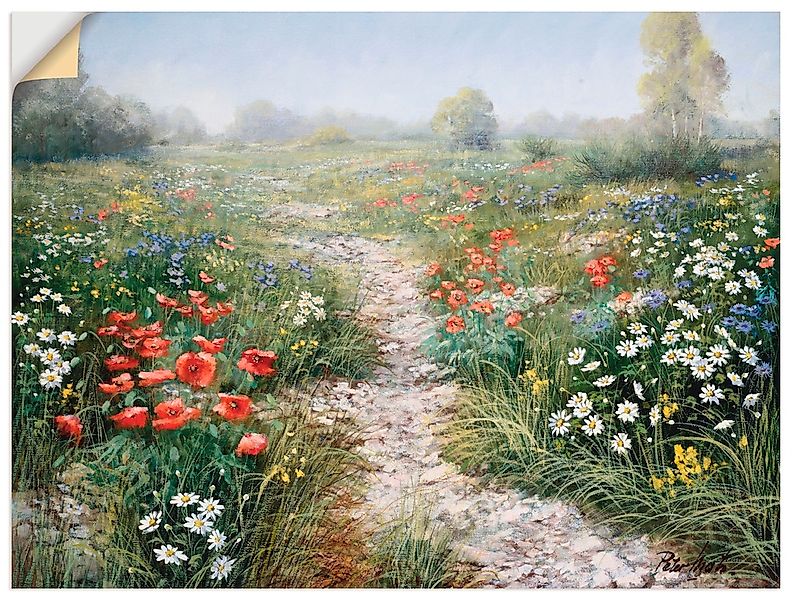 Artland Wandbild "Dichte der Natur", Blumenwiese, (1 St.), als Leinwandbild günstig online kaufen