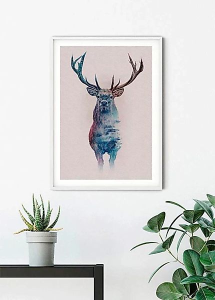 Komar Poster "Animals Forest Deer", Tiere, (1 St.), Kinderzimmer, Schlafzim günstig online kaufen