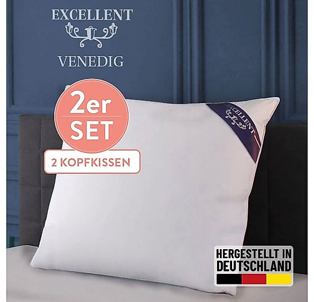 Excellent 3-Kammer-Kopfkissen Venedig, 1-tlg. oder 2 tlg. Hergestellt in De günstig online kaufen