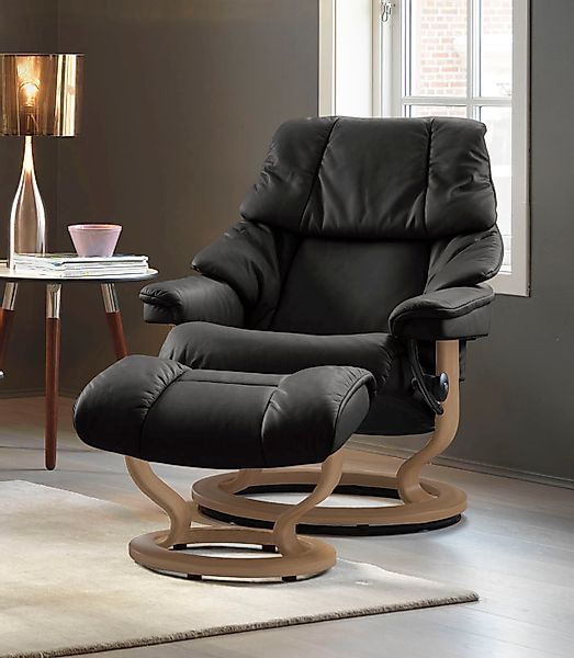 Stressless® Relaxsessel »Reno«, (Set, Relaxsessel mit Hocker), mit Hocker, günstig online kaufen