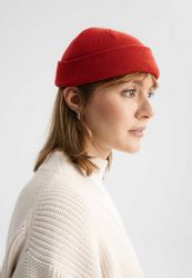 MELA Strickmütze Unisex Feinstrick Mütze kurz günstig online kaufen