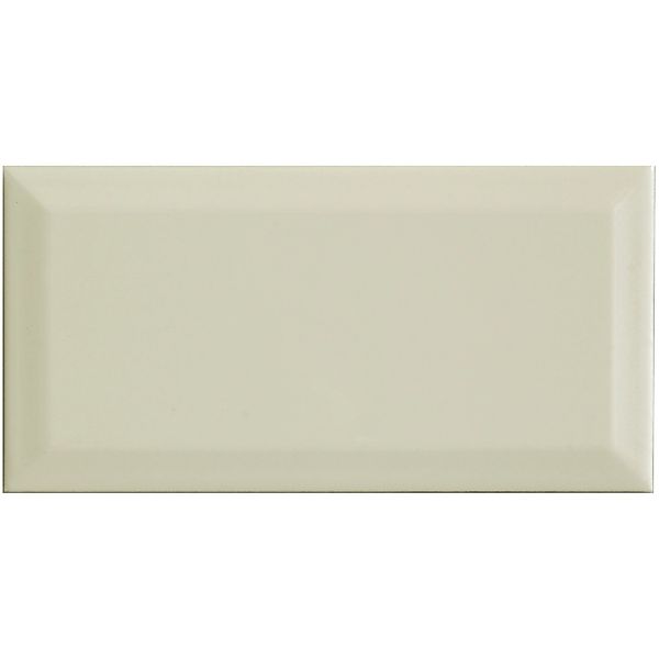 Wandfliese Facette Metro Creme glänzend glasiert 10 cm x 20 cm günstig online kaufen