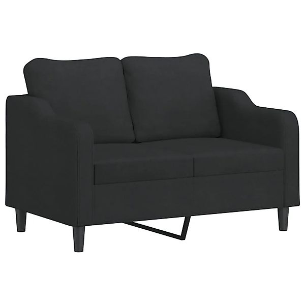 vidaXL 2-Sitzer-Sofa Schwarz 120 cm Stoff 359355 günstig online kaufen