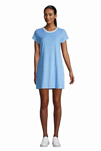 Frottee-Strandkleid Gemustert, Damen, Größe: S Normal, Blau, Baumwolle, by günstig online kaufen