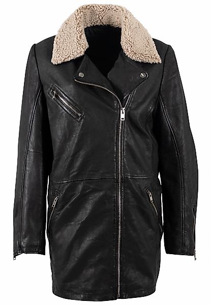 Mauritius Ledermantel "MWUdita OS" mit Reverskragen günstig online kaufen