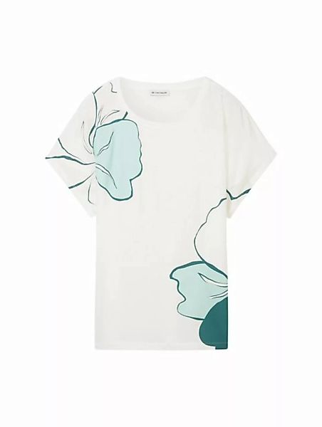 TOM TAILOR T-Shirt T-shirt fabric mix p günstig online kaufen