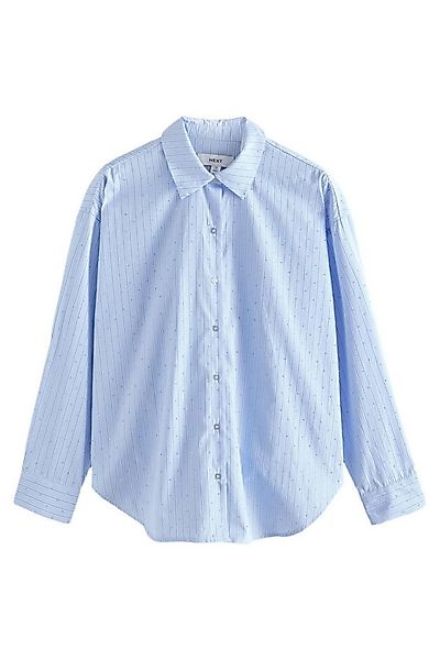 Next Langarmhemd Hemd mit Strassdetails (1-tlg) günstig online kaufen