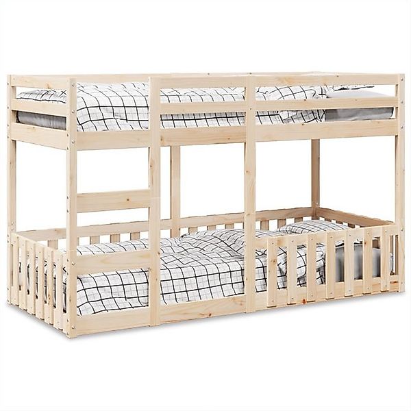 vidaXL Bett, Etagenbett 90x200 cm Massivholz Kiefer günstig online kaufen