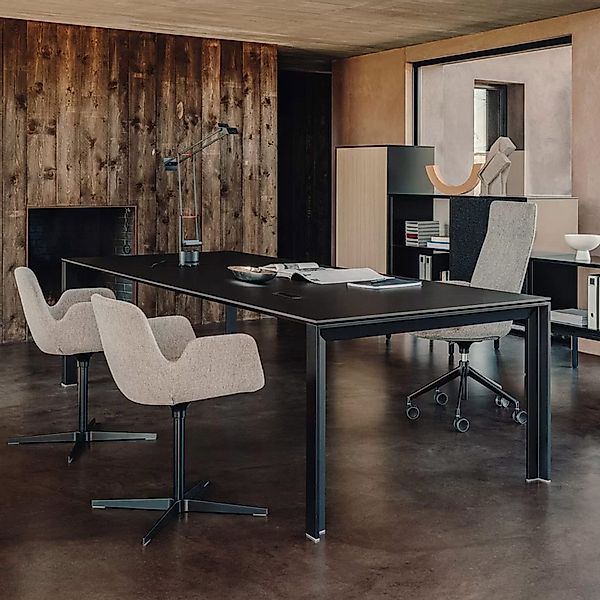 lapalma Apta Tisch | Konferenztisch | Esstisch | schwarz | Konfigurator günstig online kaufen