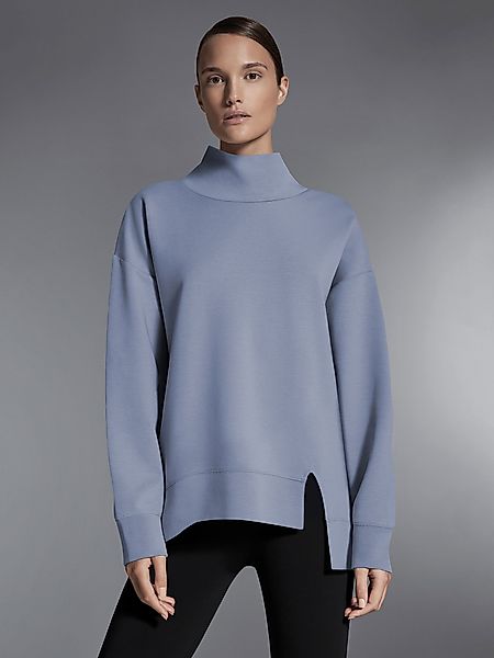 Wolford - Sweater Top Long Sleeves, Frau, tempest, Größe: L günstig online kaufen