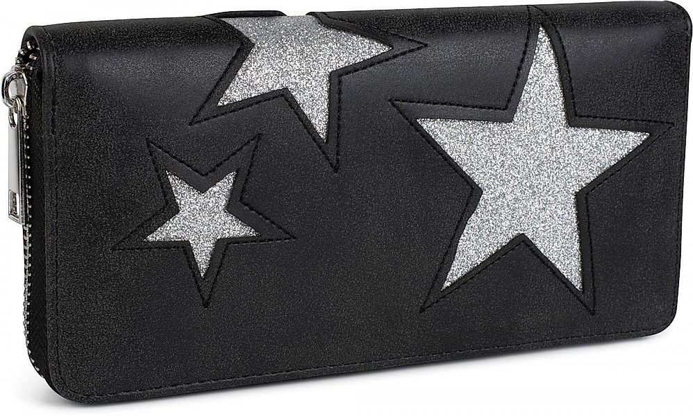 styleBREAKER Geldbörse Geldbörse mit glitzerndem Stern günstig online kaufen