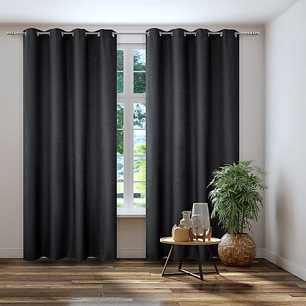 Kutti Vorhang "Dimout" Ösen 1 Stk. tlg. Verdunkelung, Thermo, isolierend, e günstig online kaufen