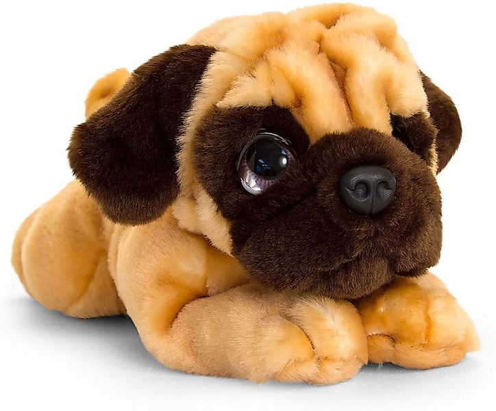 azzesso Kuscheltier Mops (1-St., 25 cm), Plüschtier, beige, weich, Welpe, S günstig online kaufen