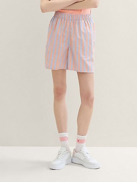 TOM TAILOR Denim Shorts Gestreifte Relaxed Shorts günstig online kaufen