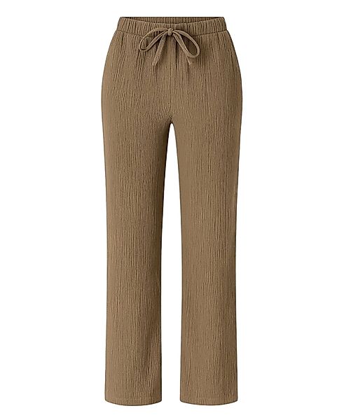 fashionshowcase Palazzohose Damen Sommerhose Crinkle Marlene-Hose günstig online kaufen