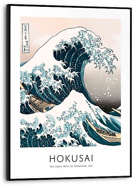 Reinders Bild mit Rahmen "Die große Welle - Hokusai" günstig online kaufen