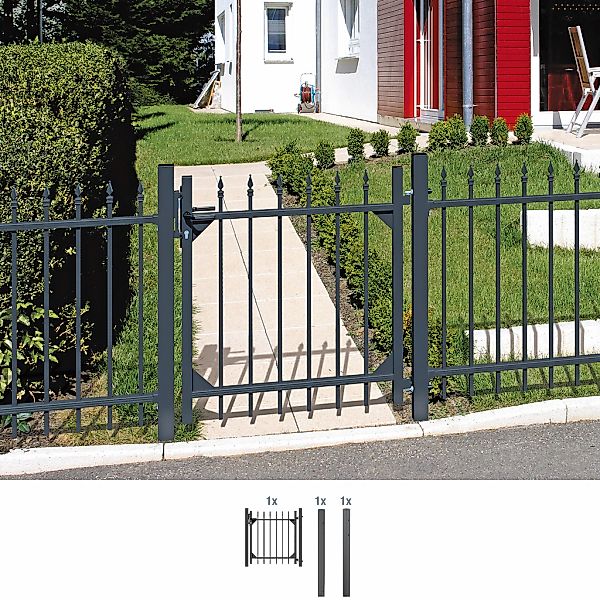 Alberts Zauneinzeltür "Chaussee", Breite: 96,5 cm, Höhe: 100 und 120 cm, ve günstig online kaufen