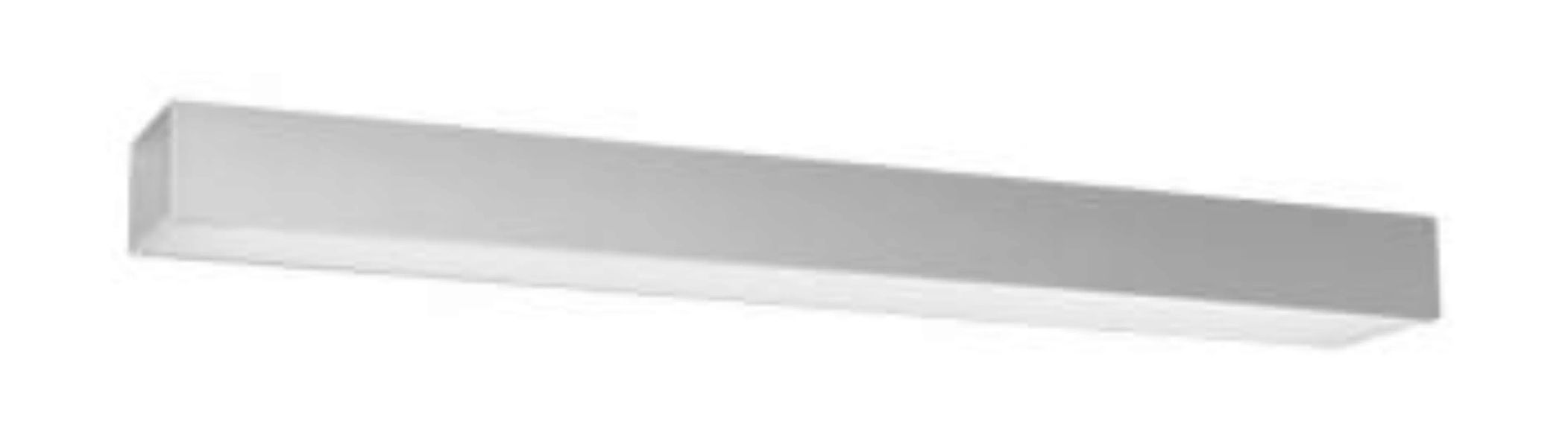 LED Deckenleuchte Grau Metall 4000 K 90 cm lang flach günstig online kaufen