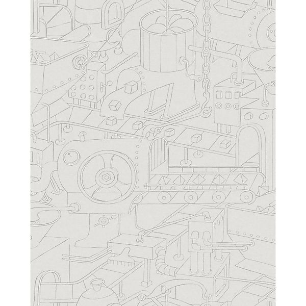 Komar Vliestapete Doodle Factory 200 cm x 250 cm günstig online kaufen