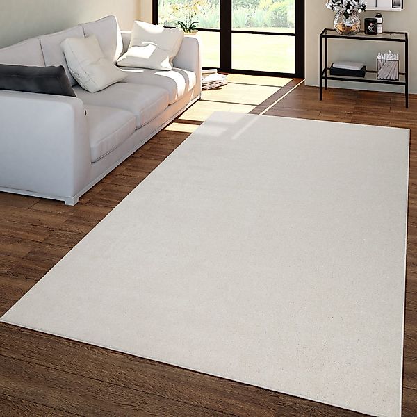 TT Home Teppich, Rechteckig, Höhe: 12 mm, Wohnzimmer Teppich Kurflor Unifar günstig online kaufen
