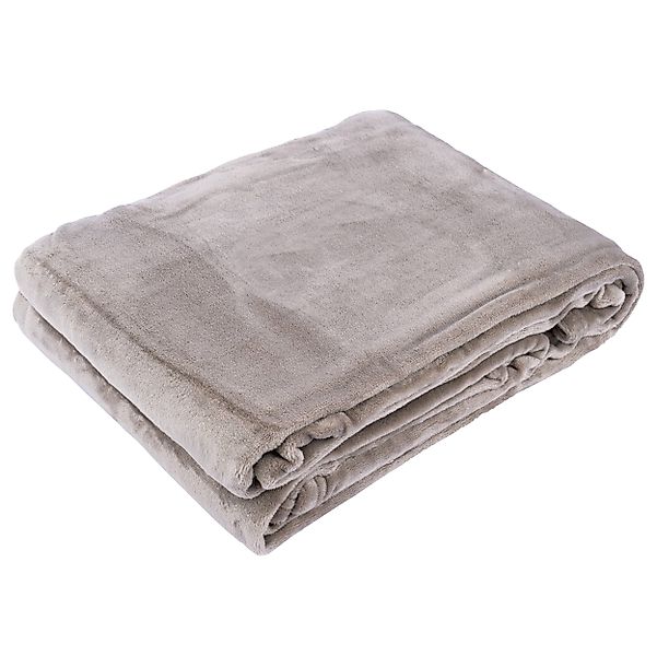 Wohndecke Flanell, VIVA Home, uni günstig online kaufen
