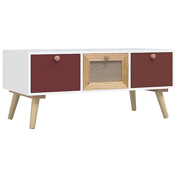 vidaXL Couchtisch mit Schubladen 80x40x35,5 cm Holzwerkstoff Modell 2 günstig online kaufen