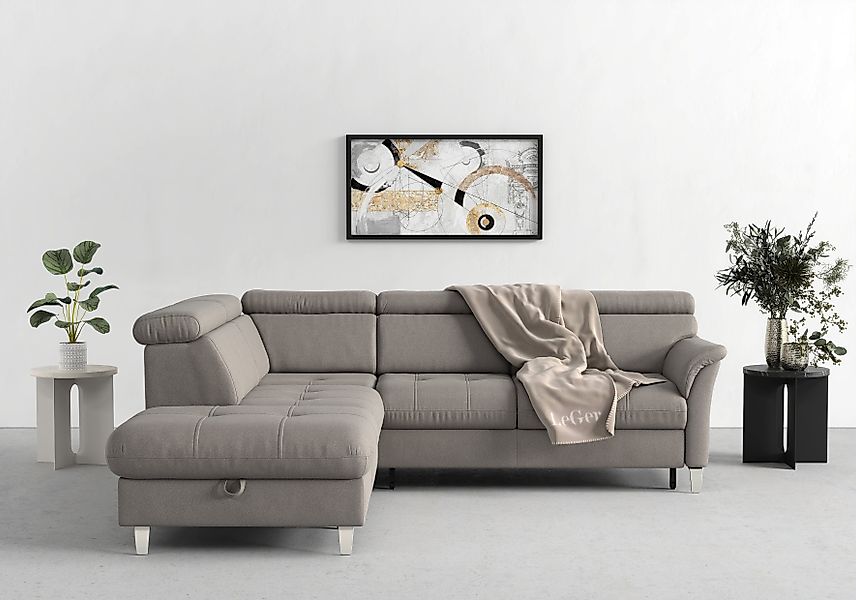 sit&more Ecksofa Marano L-Form, inklusive Kopfteilverstellung, günstig online kaufen