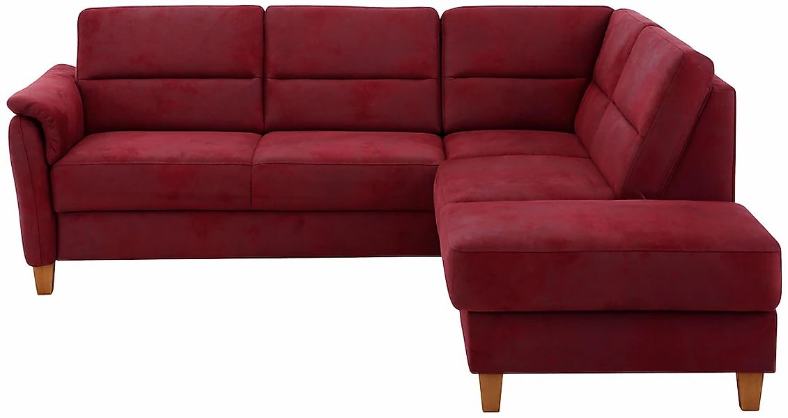 Home affaire Ecksofa "Palmera L-Form, B: 236 cm" optional Bettfunktion & Be günstig online kaufen