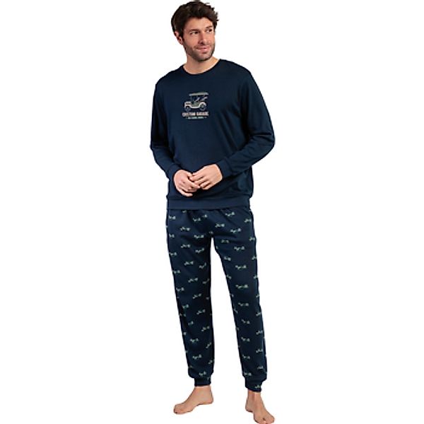 Admas  Jogginganzüge Pyjama Hose Top Langarm Old School günstig online kaufen