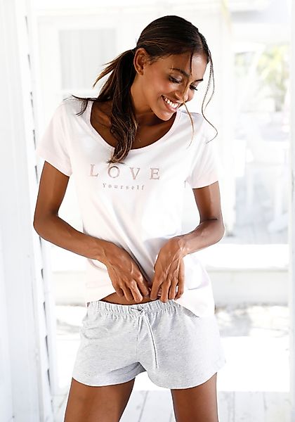 Buffalo Shorty (2 tlg) mit Statement günstig online kaufen