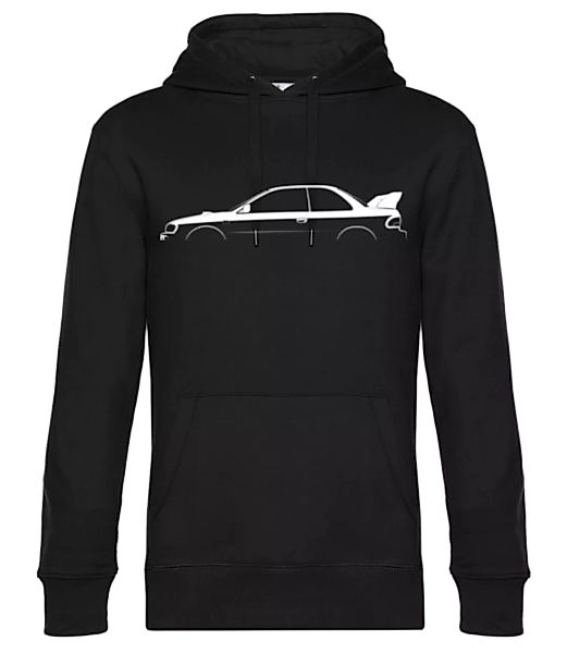 'Subaru Impreza 22B STi' Silhouette · Unisex Premium Hoodie günstig online kaufen