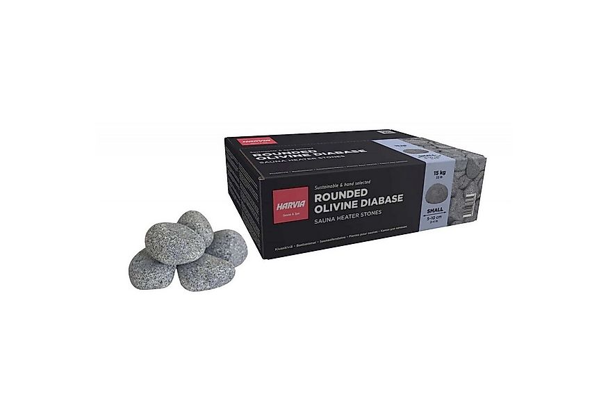 HARVIA Saunasteine Harvia Saunasteine 15 kg rund für Saunaofen Finnische Sa günstig online kaufen