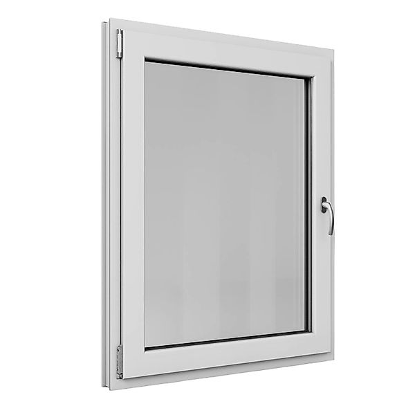 Roro Fenster Basic Kunststoff-Profil Weiß 95 cm x 120 cm DIN L günstig online kaufen