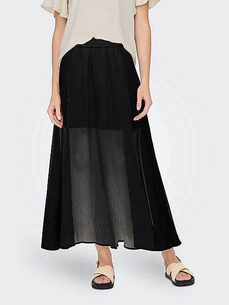 ONLY Faltenrock ONLASTA – Knöchellanger Rock mit elastischem Bund regular f günstig online kaufen