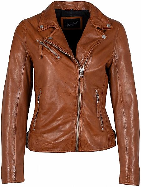 Mauritius Lederjacke "MWPaige" im Biker-Style asymetrischem Reißverschluss, günstig online kaufen