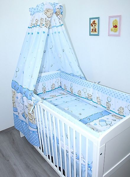 Primawela Babybettwäsche Baby Bettset- 6 teiliges mit 420 Nestchen Vollstof günstig online kaufen