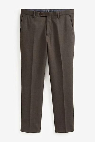 Next Anzughose Flanell-Anzug aus Wollmischgewebe Slim Fit: Hose (1-tlg) günstig online kaufen
