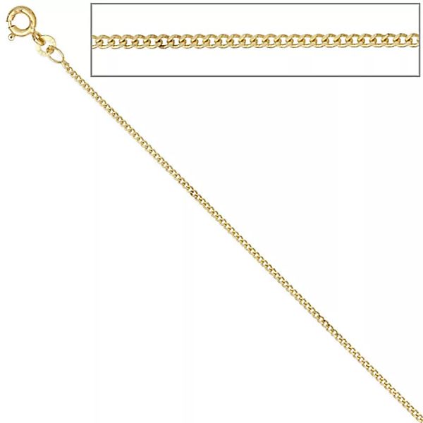 SIGO Panzerkette 333 Gelbgold 1,3 mm 50 cm Gold Kette Halskette Goldkette F günstig online kaufen