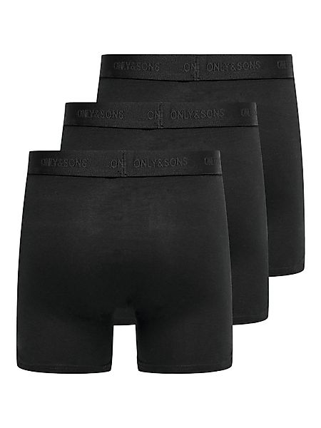ONLY & SONS Trunk ONSFITZ SOLID BLACK TRUNK 3PACK NOOS (Packung, 3-St) günstig online kaufen
