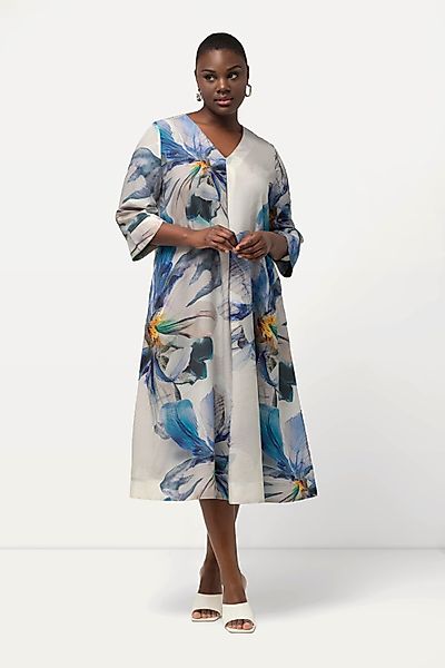 Ulla Popken Midikleid Midikleid Lyocell A-Linie günstig online kaufen